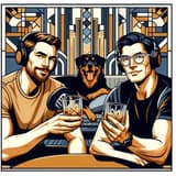 Cracking the Podcasting Code with Andrew Lisowski and Justin Bennett - episode art